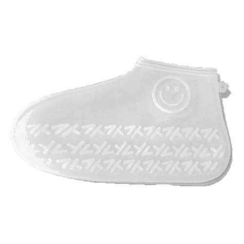 Силиконовые водонепроницаемые чехлы бахилы Baziator для обуви белые L в Балдинини