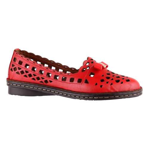 Балетки женские Shoes Market 199-446-KIRMZ-11513 красные 40 RU в Балдинини