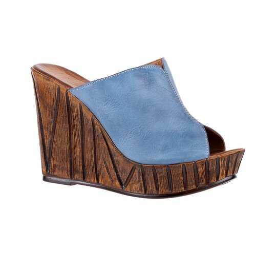Сабо женские Shoes Market 265-56-13 синие 37 RU в Балдинини