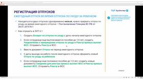 Справка о нахождении работника в отпуске в Балдинини