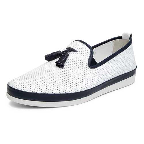 Слипоны мужские Pierre Cardin 91306220 белые/синие 42 RU в Балдинини
